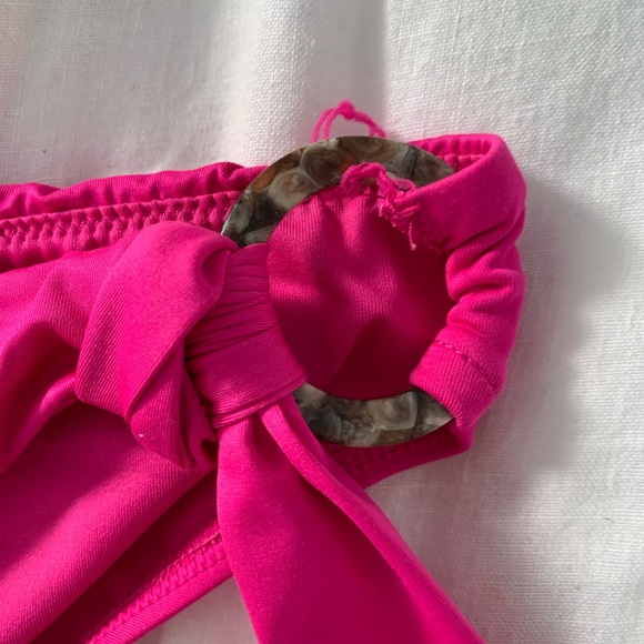 Seafolly bikini bottoms in hot pink - Picture 2 of 3